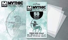 Mythic Protectors Sleeves Multizone: Comics And Games Poker Size (Clear)  | Multizone: Comics And Games