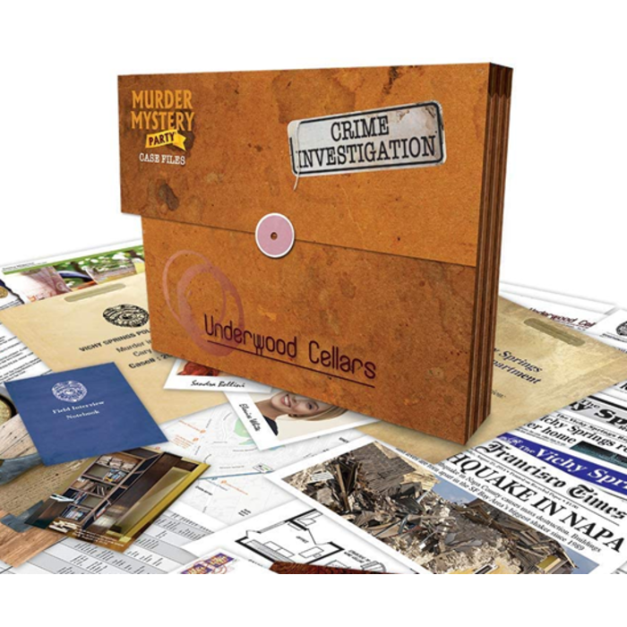 Murder Mystery Party: Case Files - Underwood Cellars | Multizone: Comics And Games