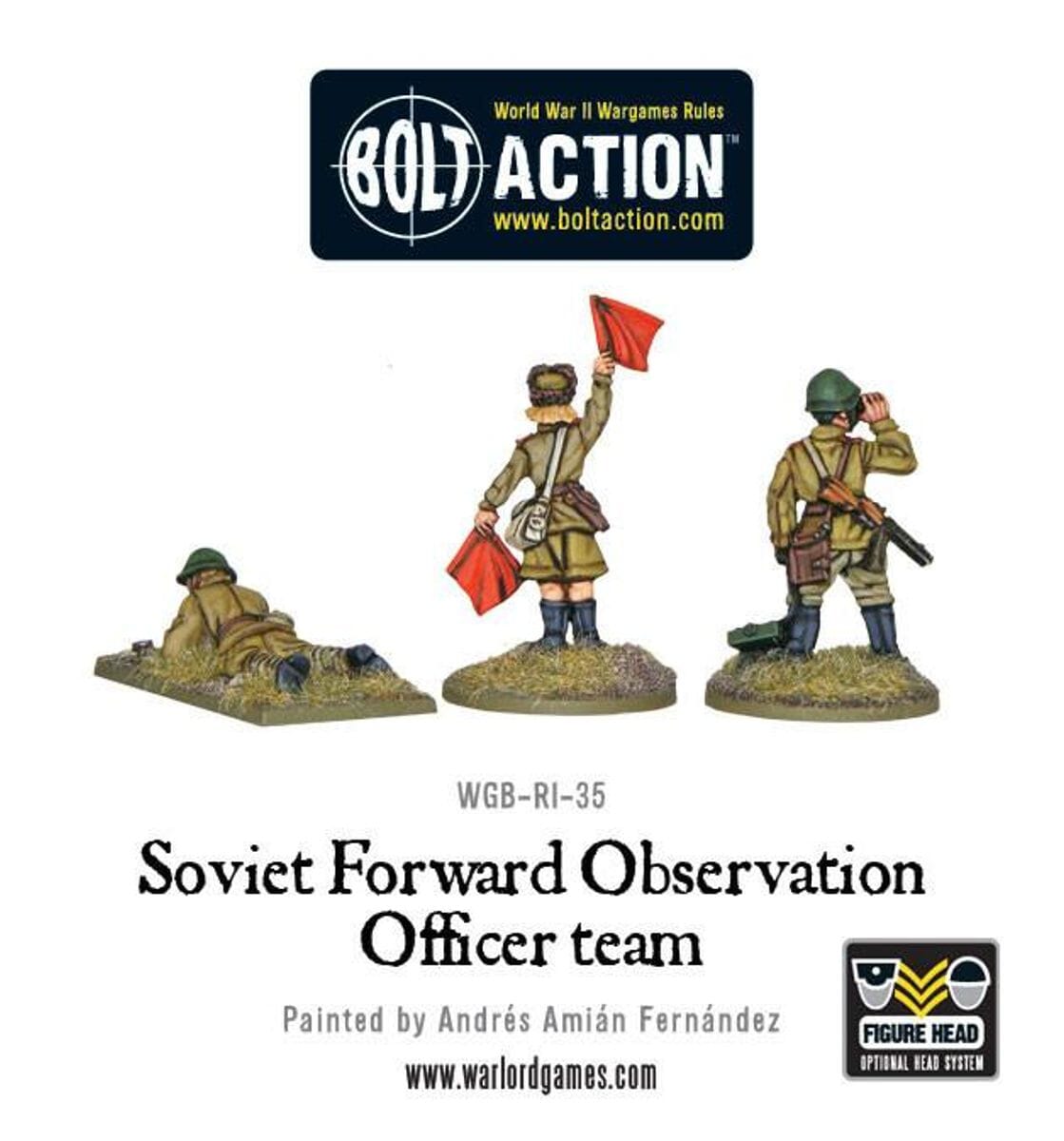 BOLT ACTION: SOVIET ARMY FORWARD OBSERVER OFFICERS Bolt Action Warlord Games  | Multizone: Comics And Games