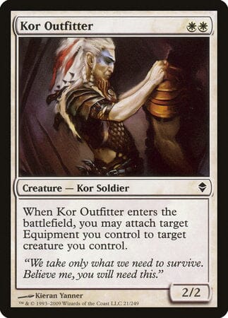 Kor Outfitter [Zendikar] MTG Single Magic: The Gathering  | Multizone: Comics And Games