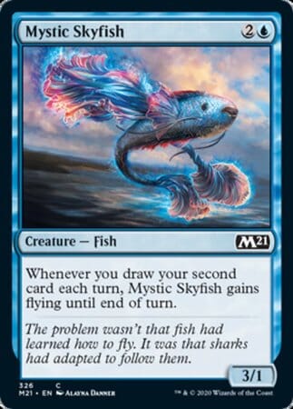 Mystic Skyfish [Core Set 2021] MTG Single Magic: The Gathering  | Multizone: Comics And Games