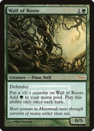 Wall of Roots [Friday Night Magic 2008] MTG Single Magic: The Gathering  | Multizone: Comics And Games