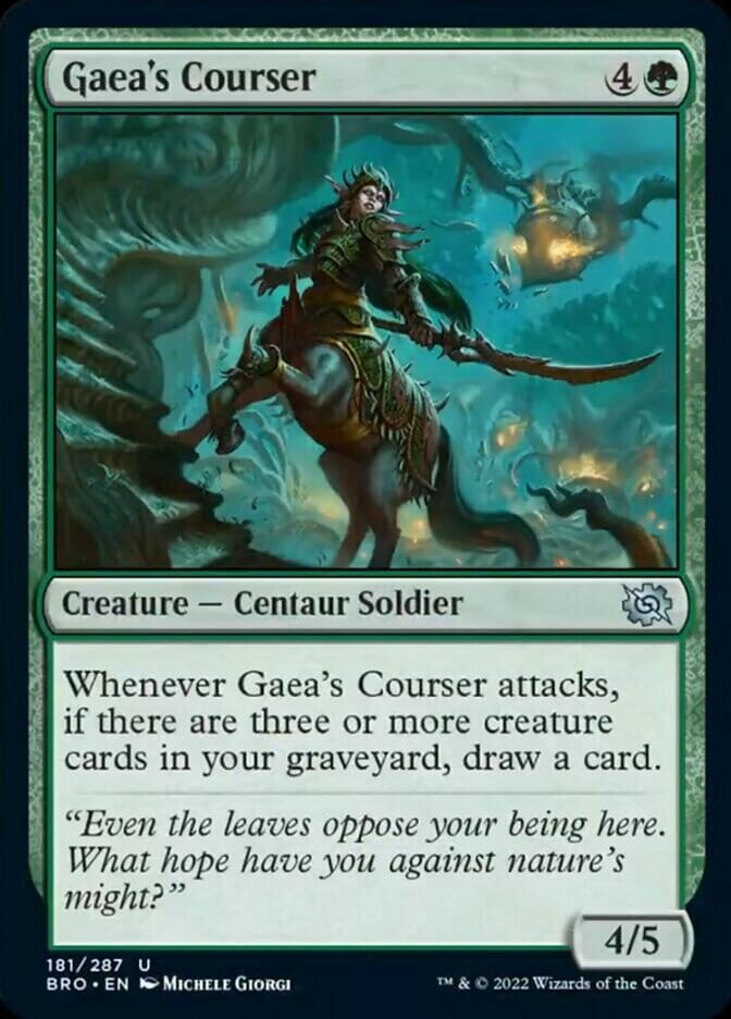 Gaea's Courser [The Brothers' War] MTG Single Magic: The Gathering  | Multizone: Comics And Games