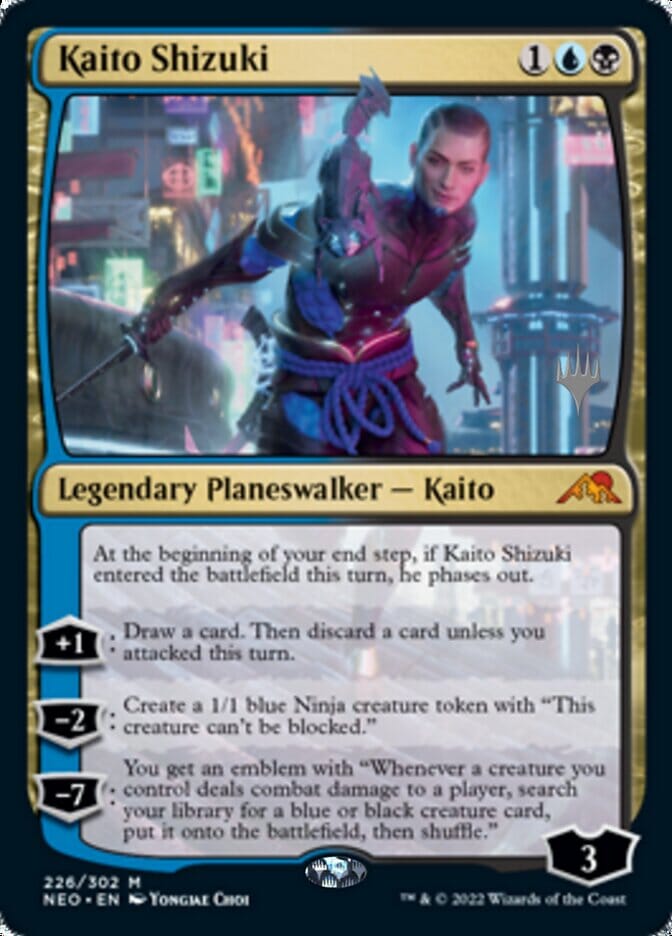 Kaito Shizuki (Promo Pack) [Kamigawa: Neon Dynasty Promos] MTG Single Magic: The Gathering  | Multizone: Comics And Games