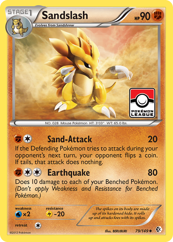Sandslash (79/149) [Black & White: Boundaries Crossed] Pokemon Single Pokémon  | Multizone: Comics And Games