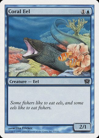 Coral Eel [Ninth Edition] MTG Single Magic: The Gathering  | Multizone: Comics And Games