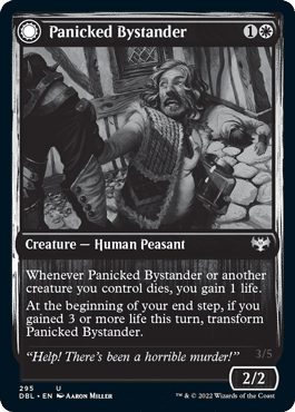 Panicked Bystander // Cackling Culprit [Innistrad: Double Feature] MTG Single Magic: The Gathering  | Multizone: Comics And Games
