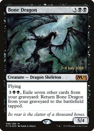 Bone Dragon [Core Set 2019 Promos] MTG Single Magic: The Gathering  | Multizone: Comics And Games