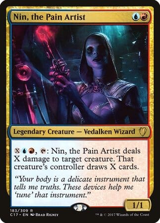 Nin, the Pain Artist [Commander 2017] MTG Single Magic: The Gathering  | Multizone: Comics And Games