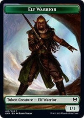 Elf Warrior // Koma's Coil Double-sided Token [Kaldheim Tokens] MTG Single Magic: The Gathering  | Multizone: Comics And Games