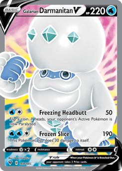 Galarian Darmanitan V (169/185) [Sword & Shield: Vivid Voltage] Pokemon Single Pokémon  | Multizone: Comics And Games