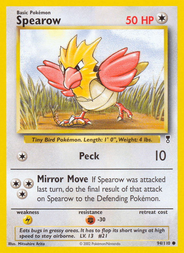 Spearow (94/110) [Legendary Collection] Pokemon Single Pokémon  | Multizone: Comics And Games