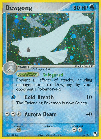 Dewgong (3/112) [EX: FireRed & LeafGreen] Pokemon Single Pokémon  | Multizone: Comics And Games