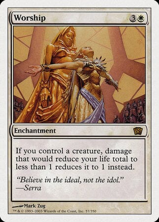 Worship [Eighth Edition] MTG Single Magic: The Gathering  | Multizone: Comics And Games