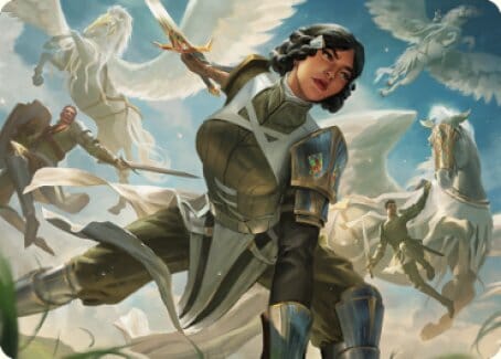 Resolute Reinforcements Art [Dominaria United Art Series] MTG Single Magic: The Gathering  | Multizone: Comics And Games