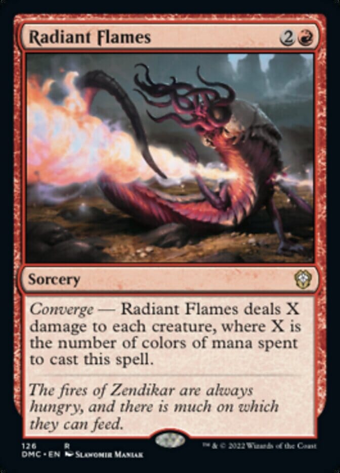 Radiant Flames [Dominaria United Commander] | Multizone: Comics And Games