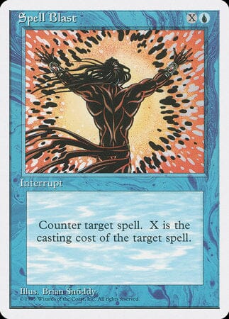 Spell Blast [Fourth Edition] MTG Single Magic: The Gathering  | Multizone: Comics And Games
