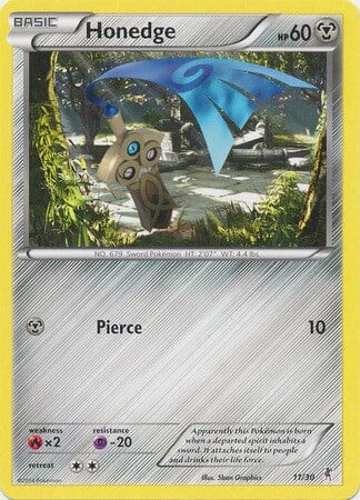 Honedge (11/30) [XY: Trainer Kit 1 - Bisharp] Pokemon Single Pokémon  | Multizone: Comics And Games