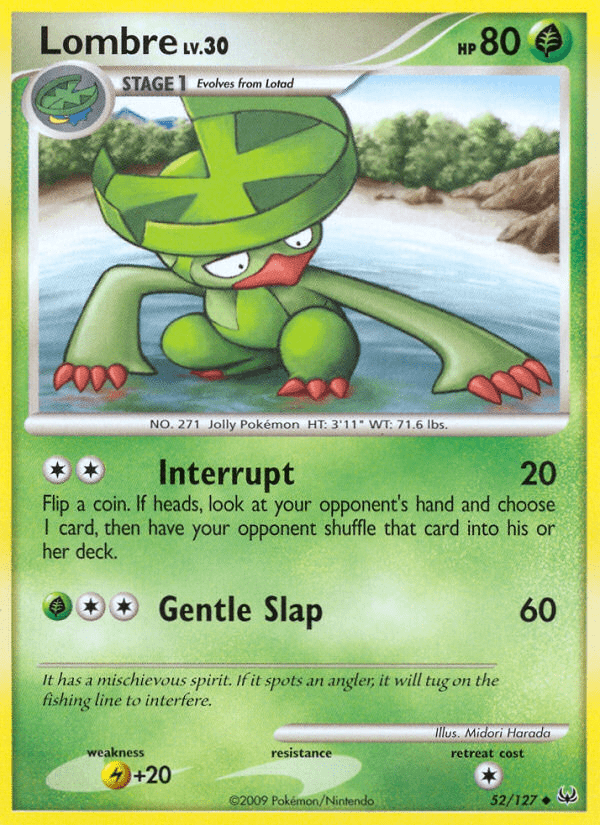 Lombre (52/127) [Platinum: Base Set] Pokemon Single Pokémon  | Multizone: Comics And Games