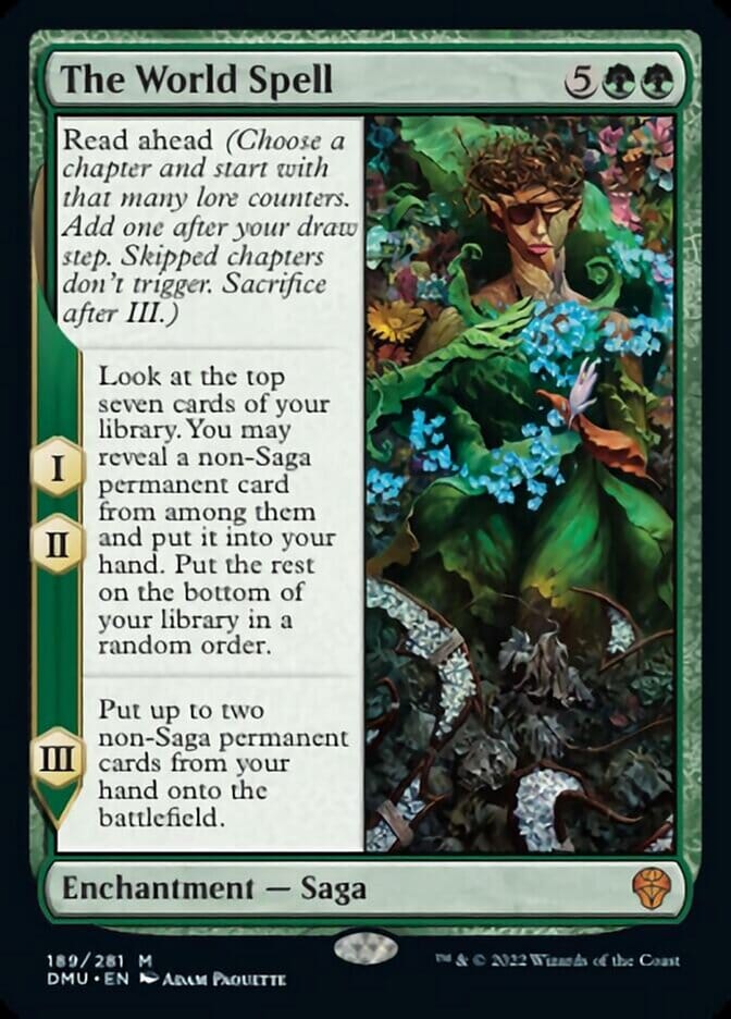 The World Spell [Dominaria United] MTG Single Magic: The Gathering  | Multizone: Comics And Games