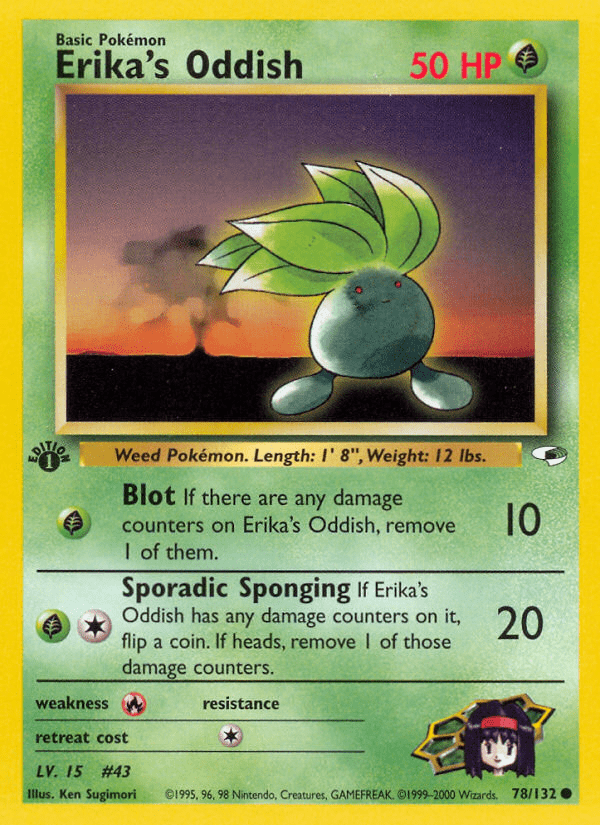Erika's Oddish (78/132) [Gym Heroes 1st Edition] Pokemon Single Pokémon  | Multizone: Comics And Games