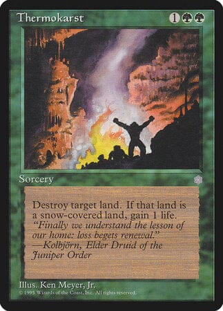 Thermokarst [Ice Age] MTG Single Magic: The Gathering  | Multizone: Comics And Games