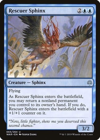 Rescuer Sphinx [War of the Spark] MTG Single Magic: The Gathering  | Multizone: Comics And Games