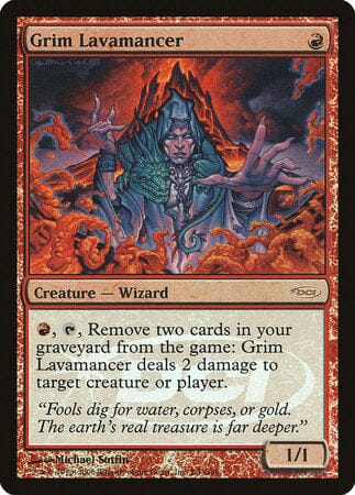 Grim Lavamancer [Judge Gift Cards 2006] MTG Single Magic: The Gathering  | Multizone: Comics And Games