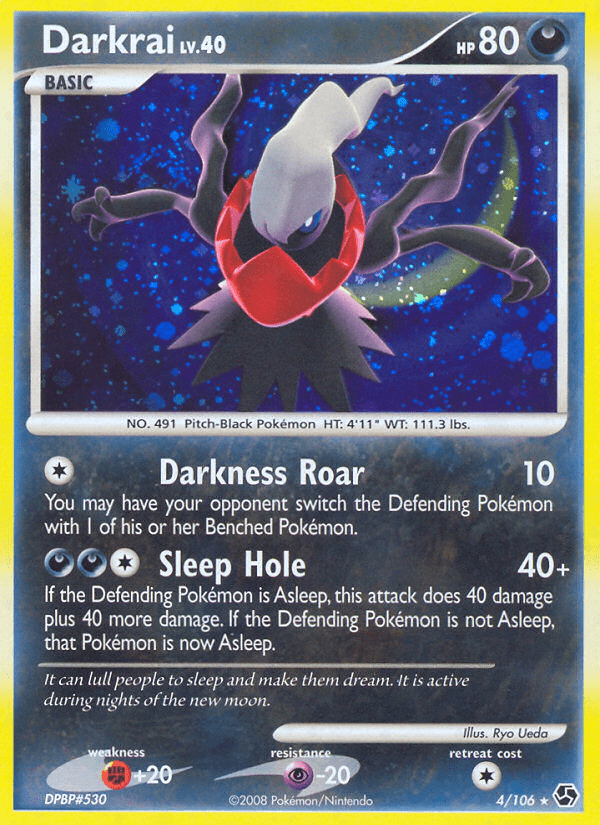 Darkrai (4/106) [Diamond & Pearl: Great Encounters] Pokemon Single Pokémon  | Multizone: Comics And Games