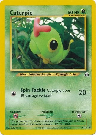 Caterpie (53/75) [Neo Discovery Unlimited] Pokemon Single Pokémon  | Multizone: Comics And Games