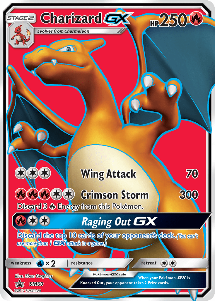 Charizard GX (SM60) (Jumbo Card) [Sun & Moon: Black Star Promos] Pokemon Single Pokémon  | Multizone: Comics And Games