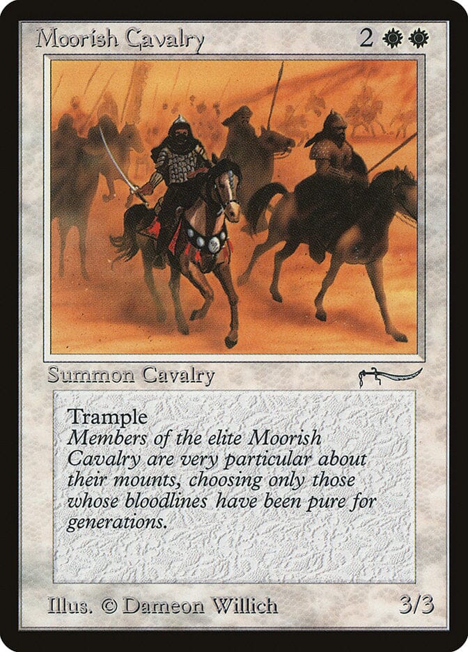 Moorish Cavalry (Light Mana Cost) [Arabian Nights] | Multizone: Comics And Games