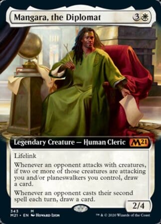 Mangara, the Diplomat (Extended Art) [Core Set 2021] MTG Single Magic: The Gathering  | Multizone: Comics And Games