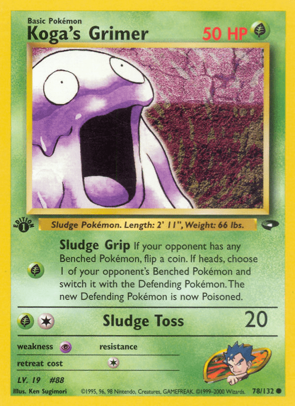 Koga's Grimer (78/132) [Gym Challenge 1st Edition] Pokemon Single Pokémon  | Multizone: Comics And Games