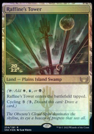 Raffine's Tower [Streets of New Capenna Prerelease Promos] MTG Single Magic: The Gathering  | Multizone: Comics And Games
