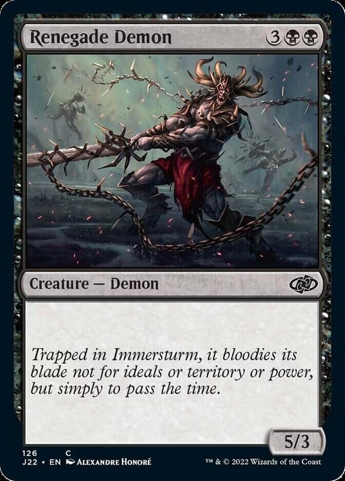 Renegade Demon [Jumpstart 2022] MTG Single Magic: The Gathering  | Multizone: Comics And Games