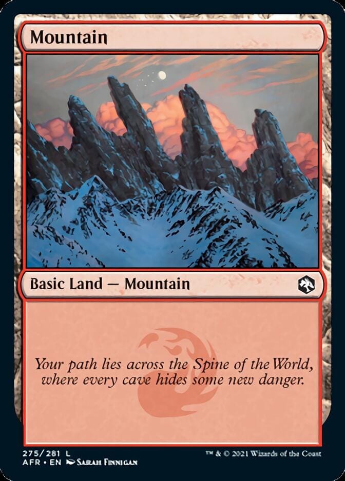 Mountain (275) [Dungeons & Dragons: Adventures in the Forgotten Realms] MTG Single Magic: The Gathering  | Multizone: Comics And Games
