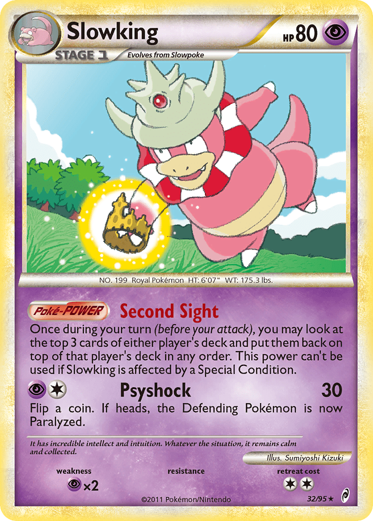 Slowking (32/95) [HeartGold & SoulSilver: Call of Legends] Pokemon Single Pokémon  | Multizone: Comics And Games