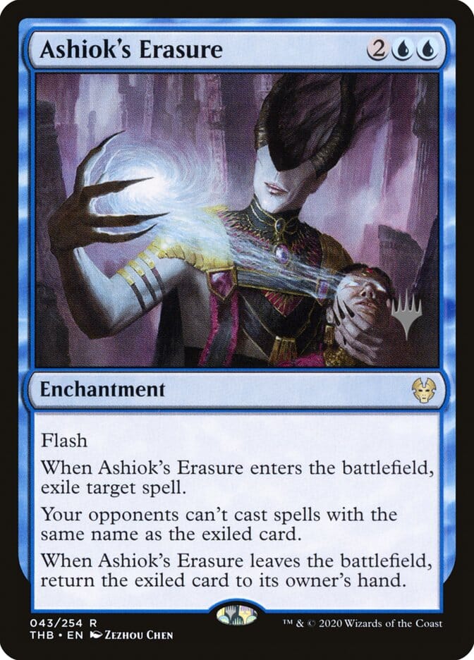 Ashiok's Erasure (Promo Pack) [Theros Beyond Death Promos] MTG Single Magic: The Gathering  | Multizone: Comics And Games