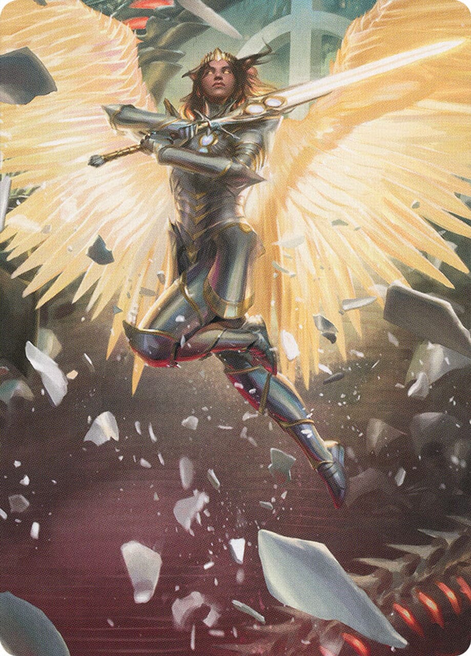 Archangel Elspeth Art Card [March of the Machine Art Series] MTG Single Magic: The Gathering  | Multizone: Comics And Games