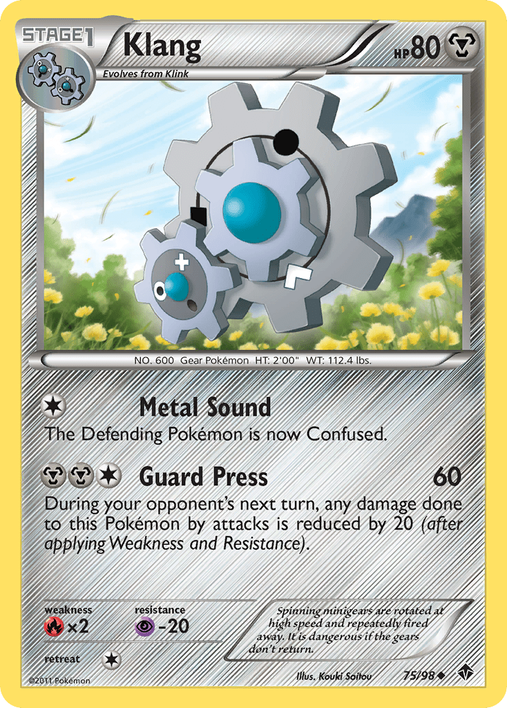 Klang (75/98) [Black & White: Emerging Powers] Pokemon Single Pokémon  | Multizone: Comics And Games