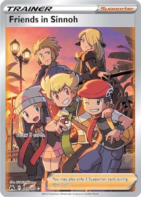 Friends in Sinnoh (149/159) (Full Art) [Sword & Shield: Crown Zenith] Pokemon Single Pokémon  | Multizone: Comics And Games