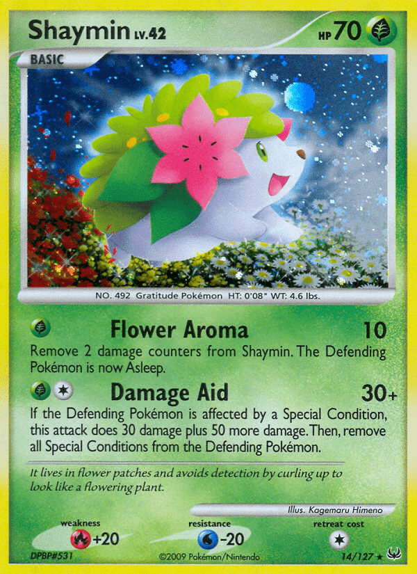 Shaymin (14/127) [Platinum: Base Set] Pokemon Single Pokémon  | Multizone: Comics And Games