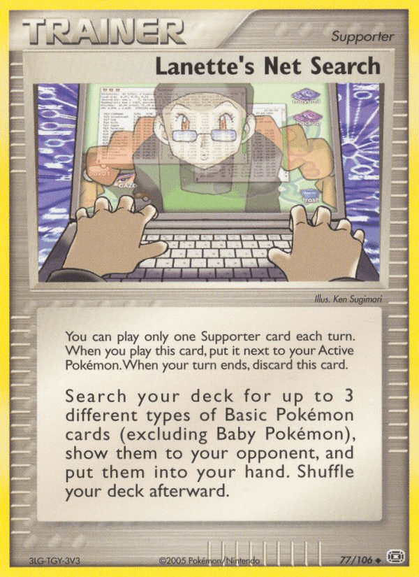 Lanette's Net Search (77/106) [EX: Emerald] Pokemon Single Pokémon  | Multizone: Comics And Games