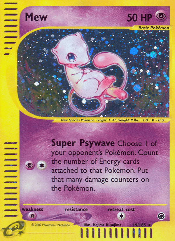 Mew (19/165) [Expedition: Base Set] Pokemon Single Pokémon  | Multizone: Comics And Games