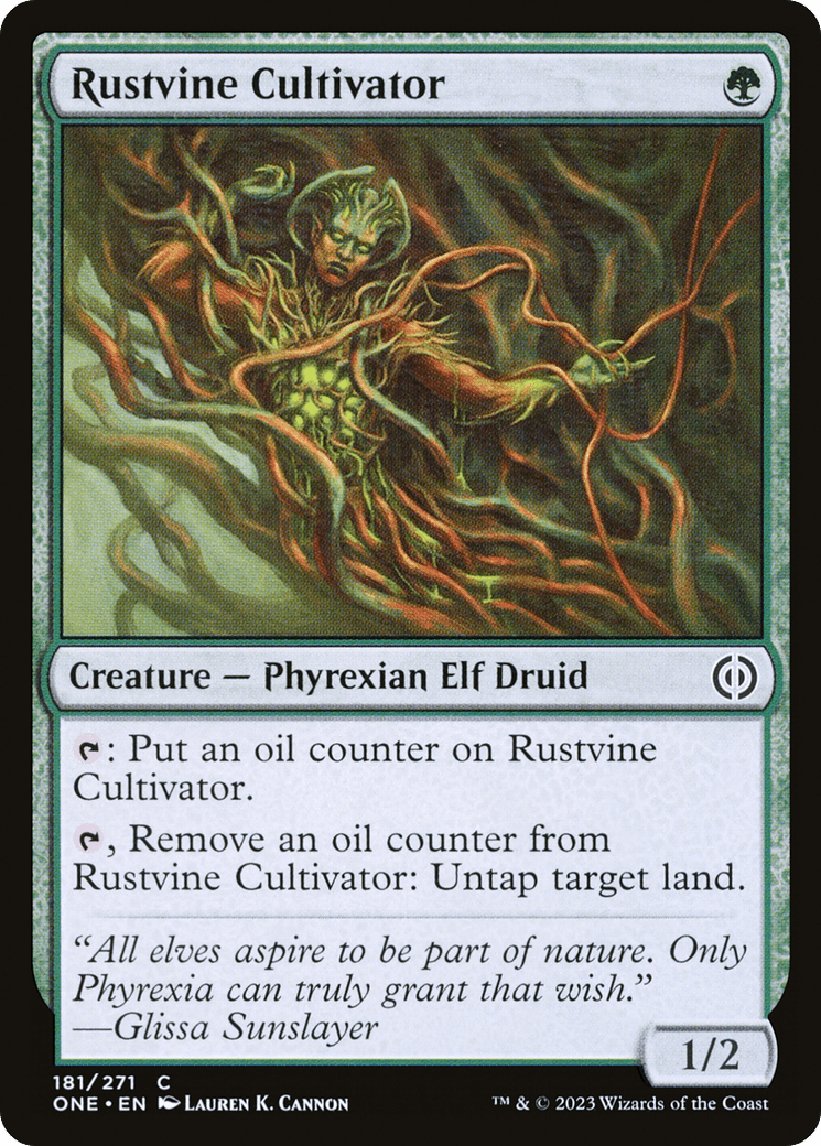 Rustvine Cultivator [Phyrexia: All Will Be One] MTG Single Magic: The Gathering  | Multizone: Comics And Games