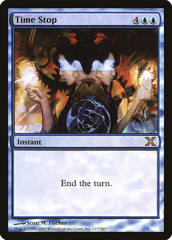Time Stop (Premium Foil) [Tenth Edition] MTG Single Magic: The Gathering  | Multizone: Comics And Games