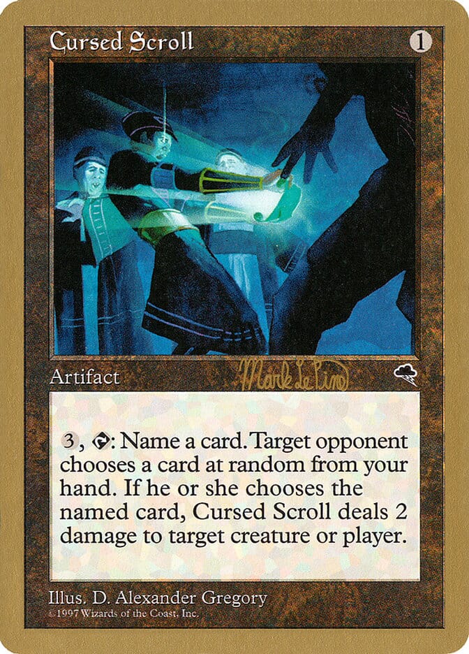 Cursed Scroll (Mark Le Pine) [World Championship Decks 1999] MTG Single Magic: The Gathering  | Multizone: Comics And Games