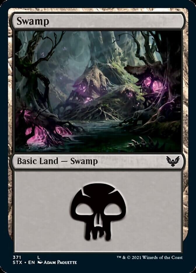 Swamp (#371) [Strixhaven: School of Mages] MTG Single Magic: The Gathering  | Multizone: Comics And Games