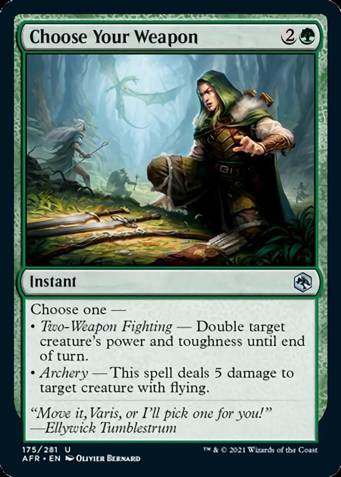 Choose Your Weapon [Dungeons & Dragons: Adventures in the Forgotten Realms] MTG Single Magic: The Gathering  | Multizone: Comics And Games